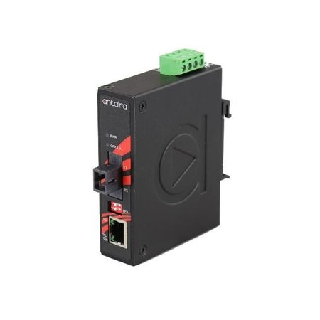 ANTAIRA Compact Industrial Gigabit Ethernet Media Converter IMC-C1000-WB-M